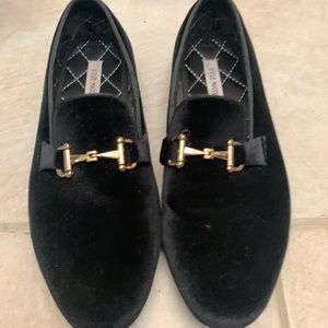 Steve Madden velvet loafers